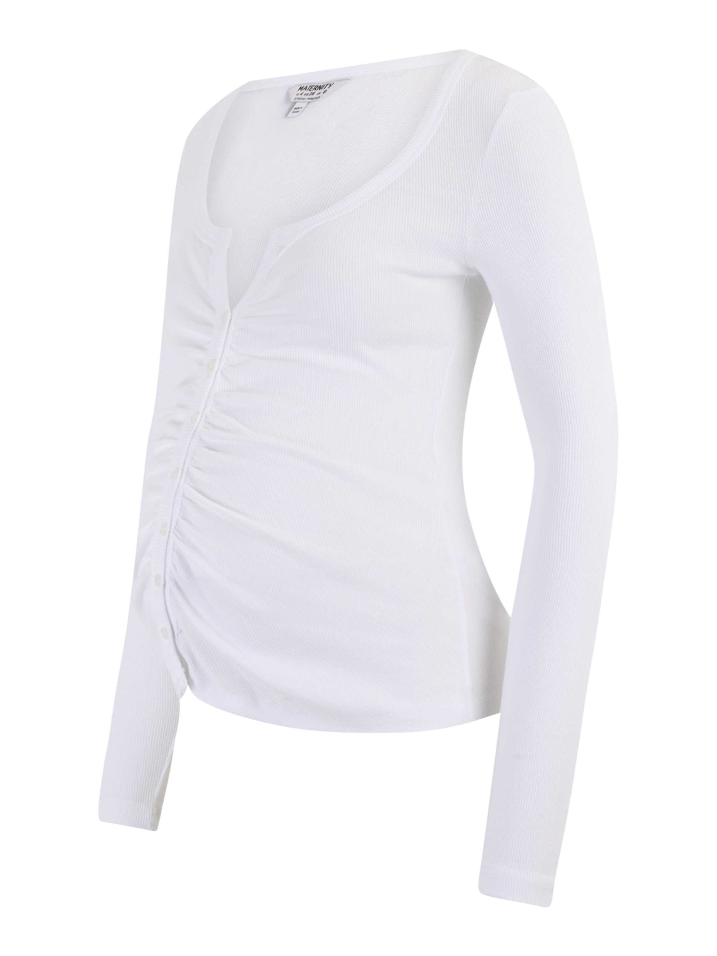 Dorothy Perkins Maternity Knit cardigan in White: front