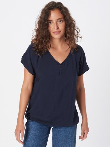 TOM TAILOR Bluse in Blau: predná strana