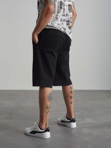 ABOUT YOU x Benny Cristo Regular Pants 'Ron' in Black