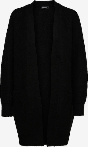 Selected Femme Tall Плетена жилетка 'Lulu' в черно: отпред