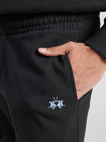 La Martina Tapered Trousers in Black