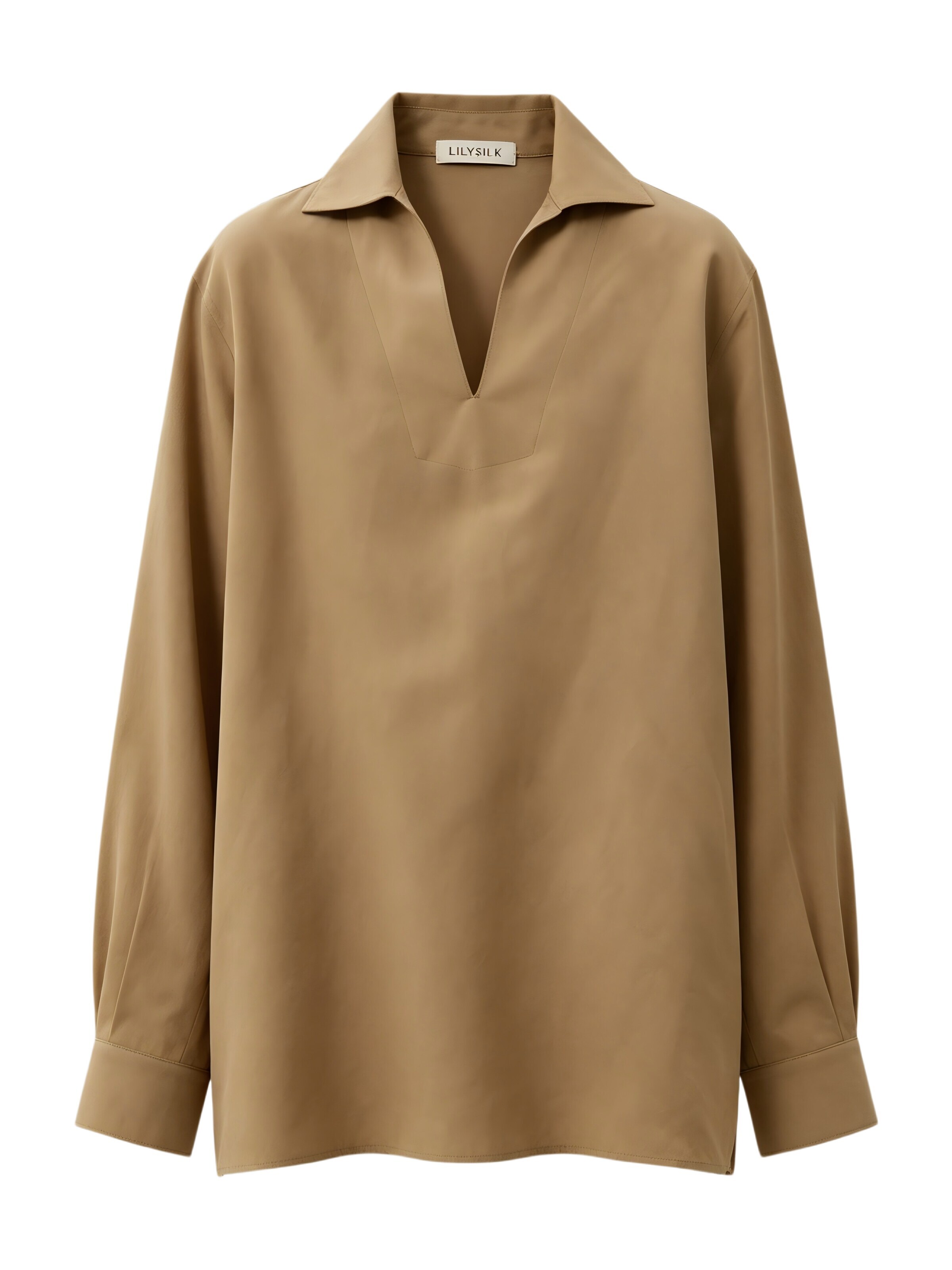 Lilysilk Bluse‌‌‌‌‌‌‌‌‌ in Braun: Vorderseite