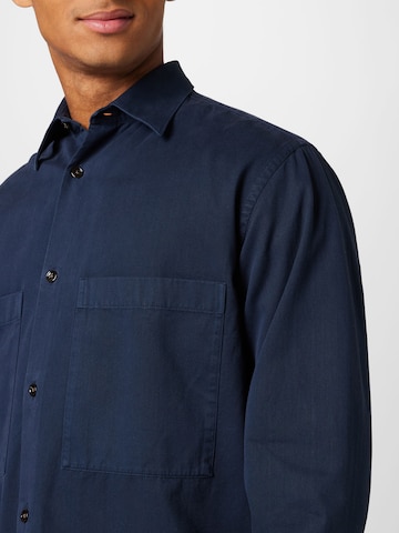 NN07 - Ajuste regular Camisa 'Freddy' en azul