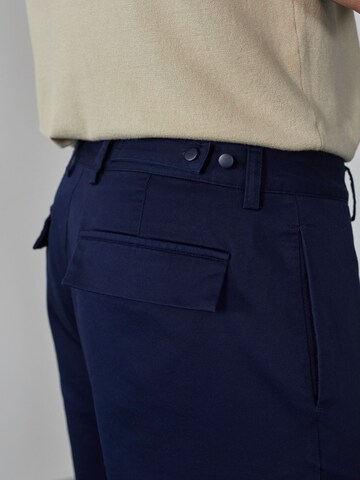 Regular Pantalon cargo 'Stanley' DAN FOX APPAREL en bleu