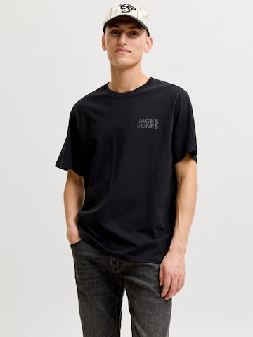 JACK & JONES Särk, värv must: eest vaates