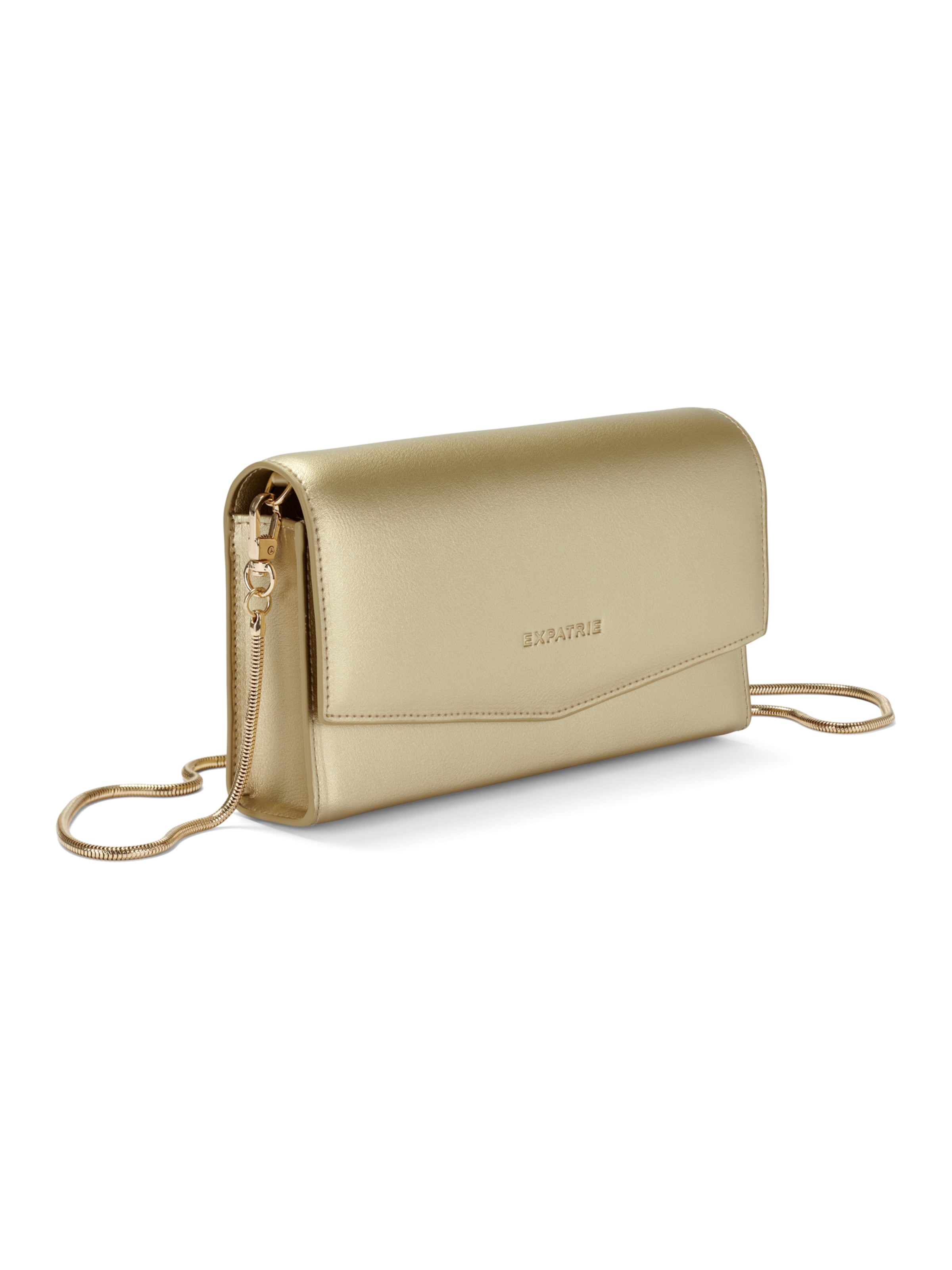 Expatrié - Bolso de noche 'Camille' en oro