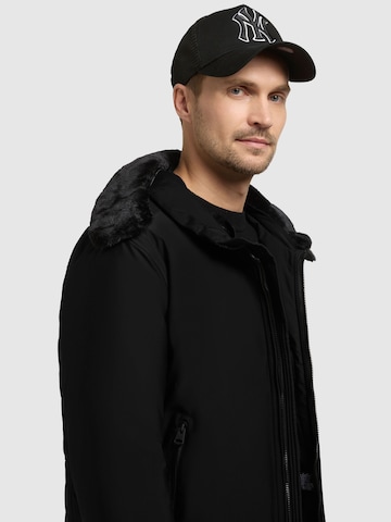 khujo Winterjacke 'Huey' in Schwarz