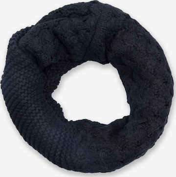 styleBREAKER Schlauchschal 'Strick Loop mit Mustermix' in Schwarz: Vorderseite