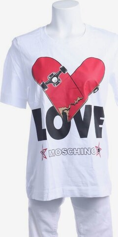 Love Moschino Shirt S in Weiß: predná strana