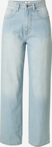 Wide leg Jeans de la Dorothy Perkins pe albastru: față