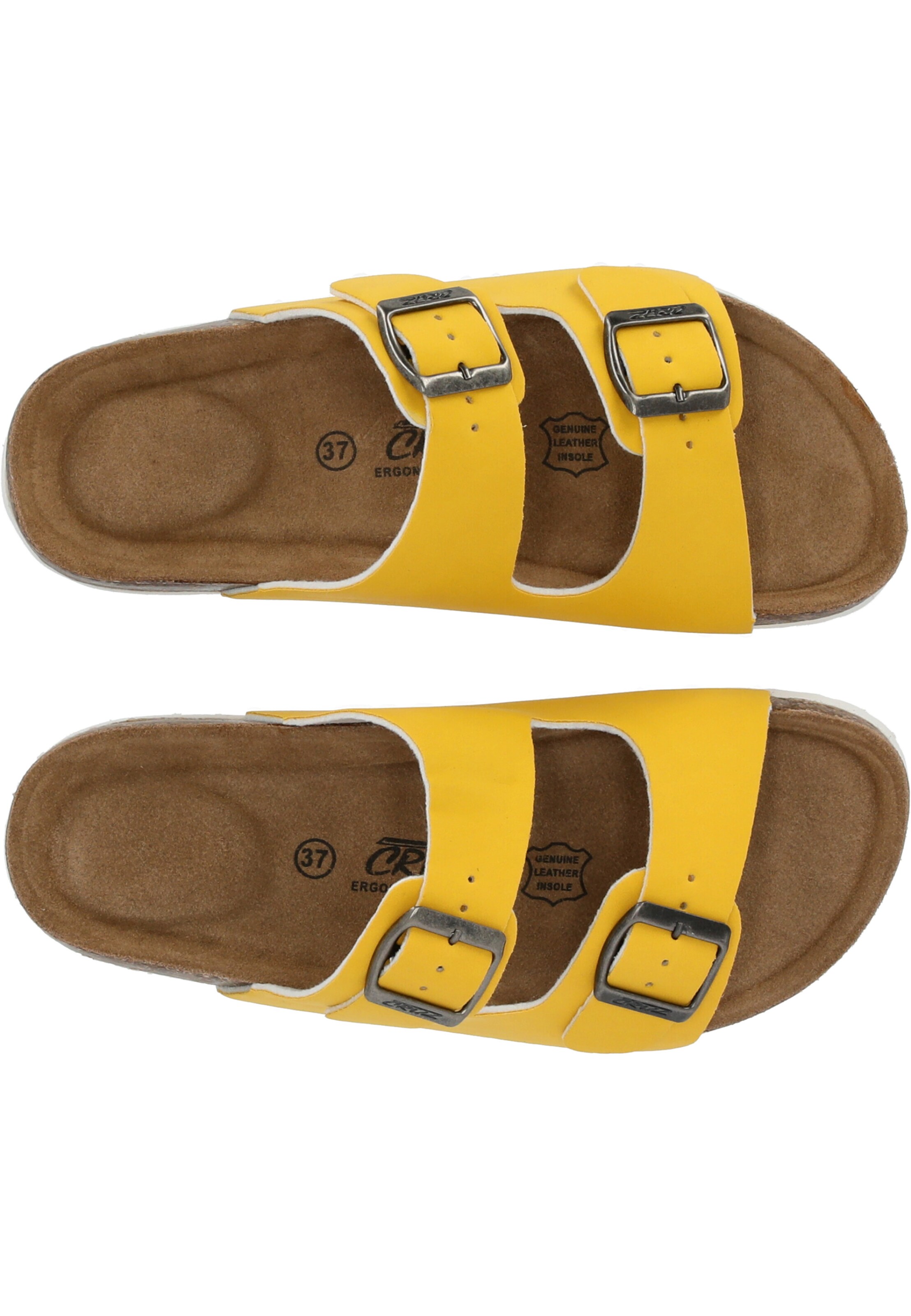 Cruz Mules 'Whitehill' in Yellow