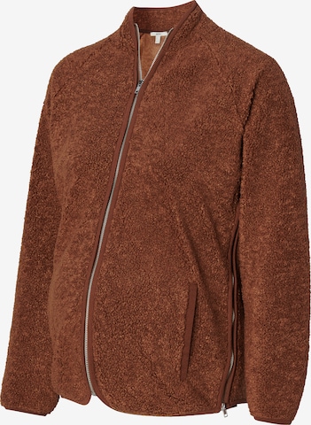 Esprit Maternity Knit Cardigan in Brown: front