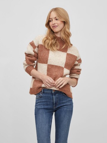 VILA Sweater 'Brynn' in Brown: front