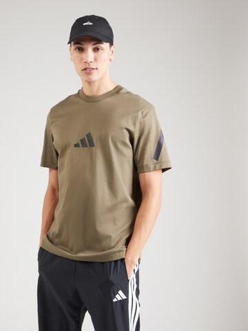 Maglia funzionale 'Z.N.E.' di ADIDAS SPORTSWEAR in verde: frontale