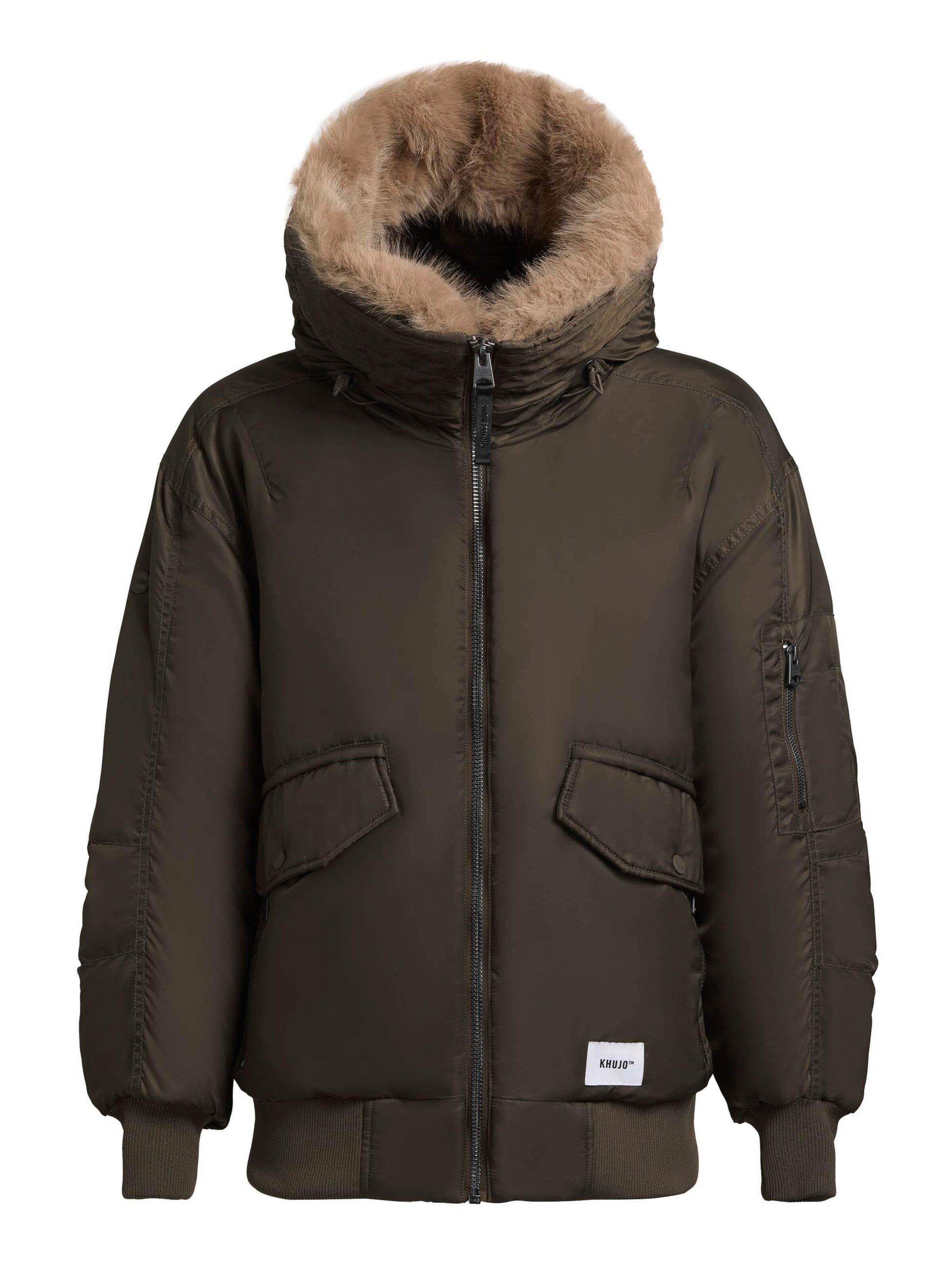 khujo Winter jacket 'Cela' in Dark green, Item view