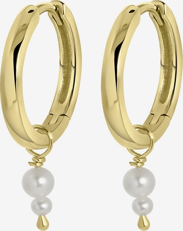 Boucles d'oreilles 'Modern' Lucardi en or : devant