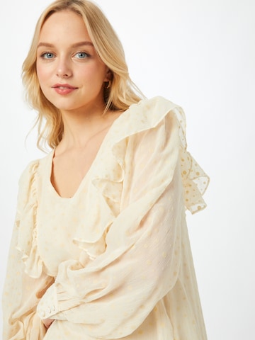 Robe 'TARSA' OBJECT en beige