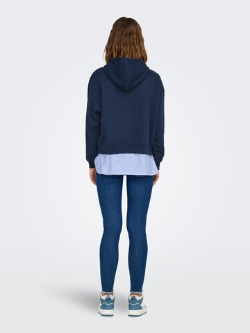 ONLY Sweatshirt 'ONLISABEL' in Blue