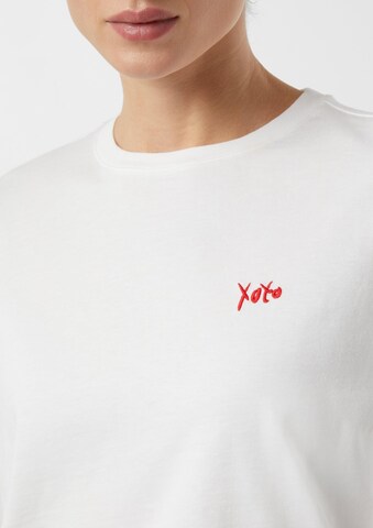 T-shirt COMMA en blanc