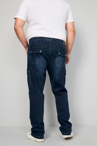 Men Plus Regular Jeans in Blau