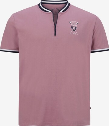 Charles Colby Shirt ' Earl Figory ' in Roze: voorkant