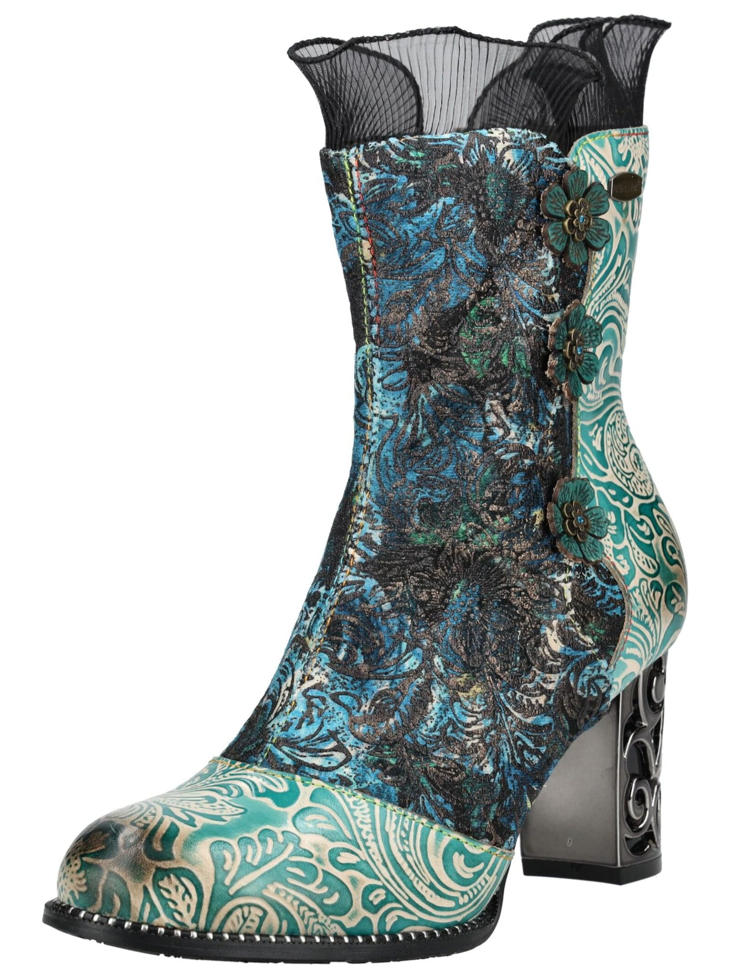 Bottines Laura Vita en bleu : devant