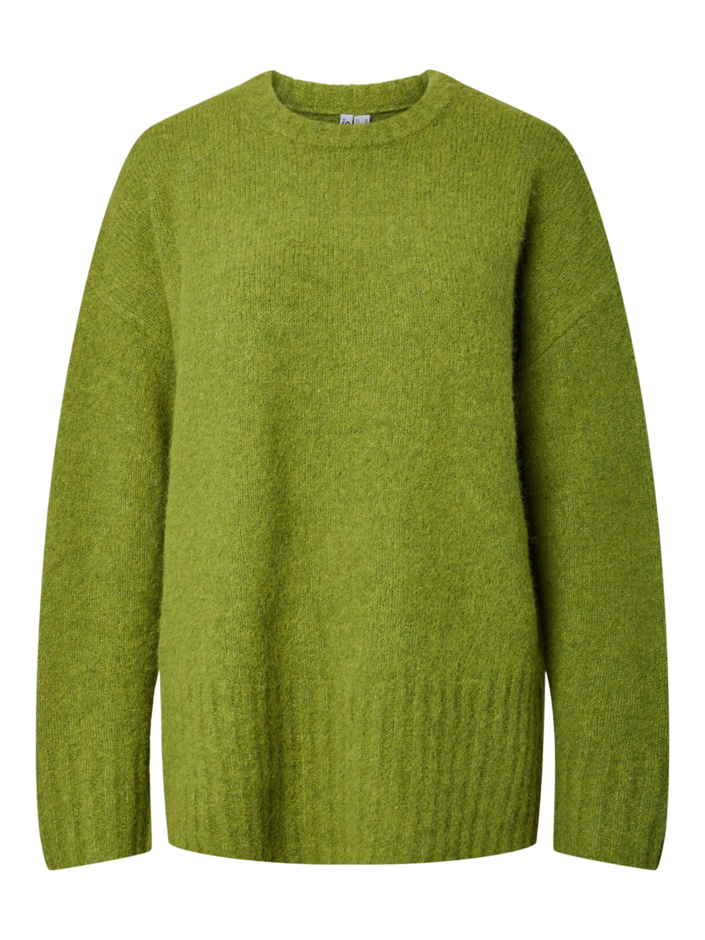 PIECES Sweater 'PCTina' in Green: front