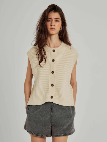 Gilet 'Lindsay' di NORR in beige: frontale