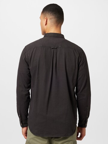 Cotton On Regular fit Button Up Shirt 'CAMDEN' in Black