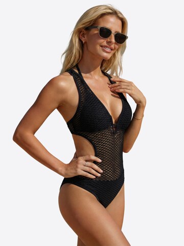 Magicshe Triangel Badeanzug‌‌‌‌‌‌‌ in Schwarz