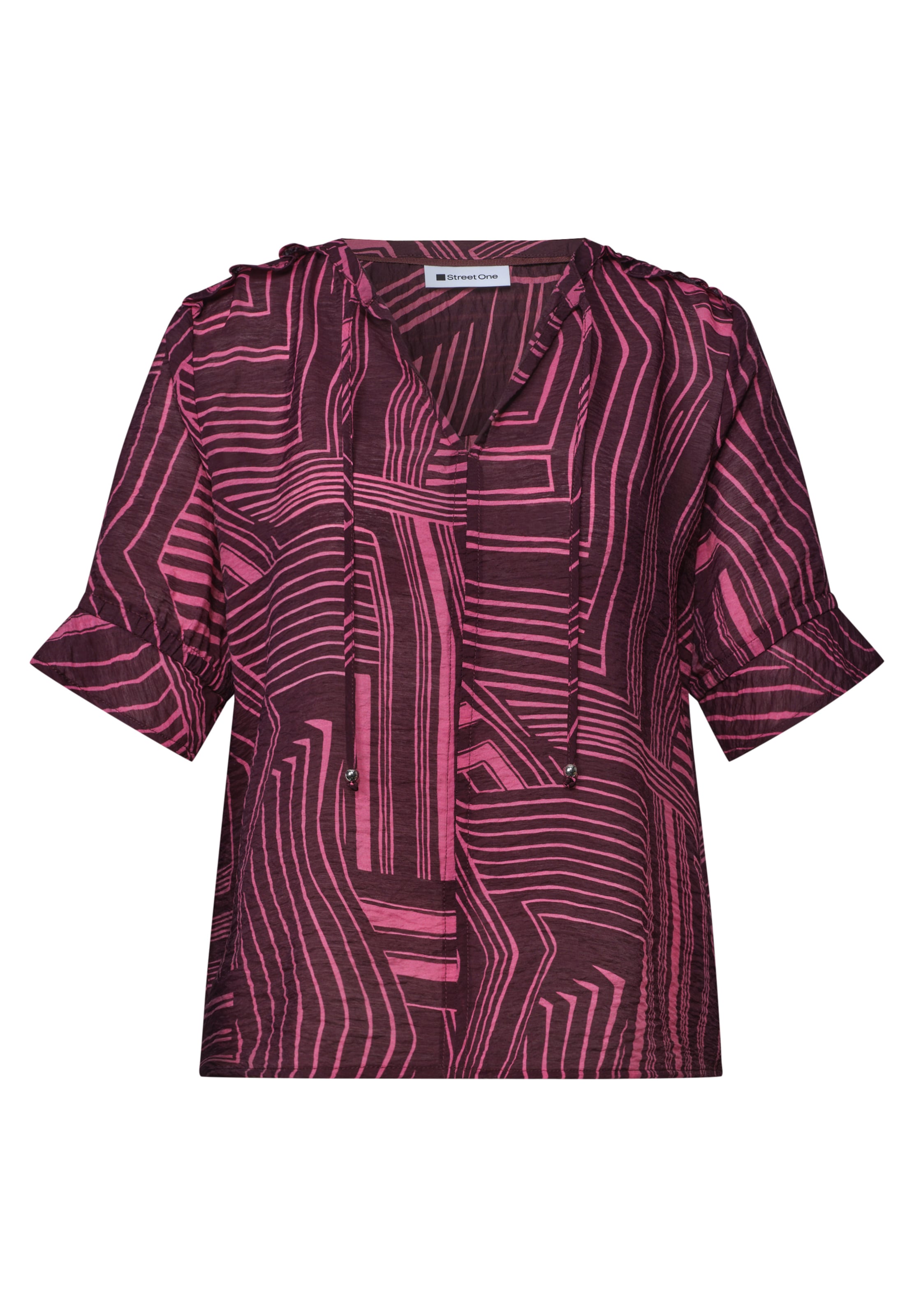 Camicia da donna di STREET ONE in rosso: frontale