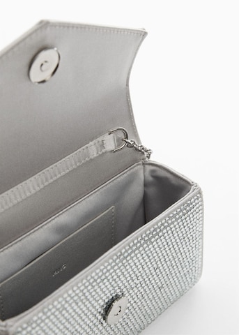 Pochette 'Block' MANGO en argent