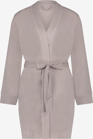 Hunkemöller Short Bathrobe in Beige: front