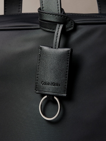 Sac d’ordinateur portable Calvin Klein en noir