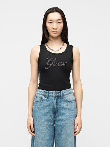 GUESS Top in Black: front