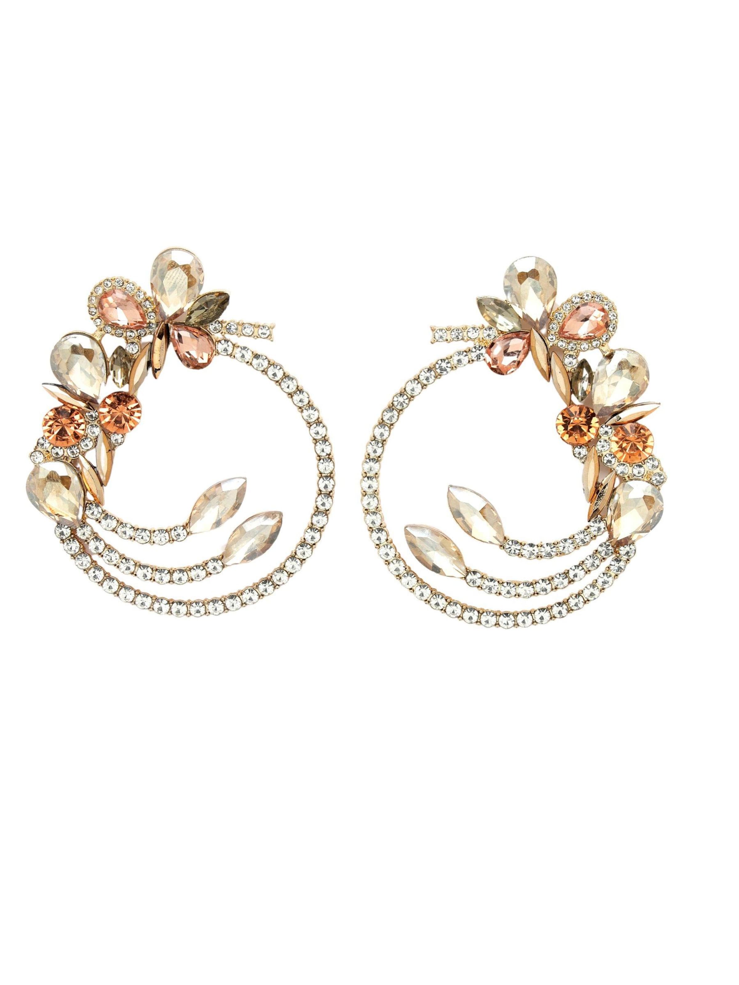 AVANT-GARDE PARIS Earrings 'Nicoletala' in Orange: front
