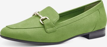 MARCO TOZZI Classic Flats in Green: front