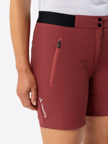 VAUDE Skinny Outdoor trousers 'Scopi' in Red
