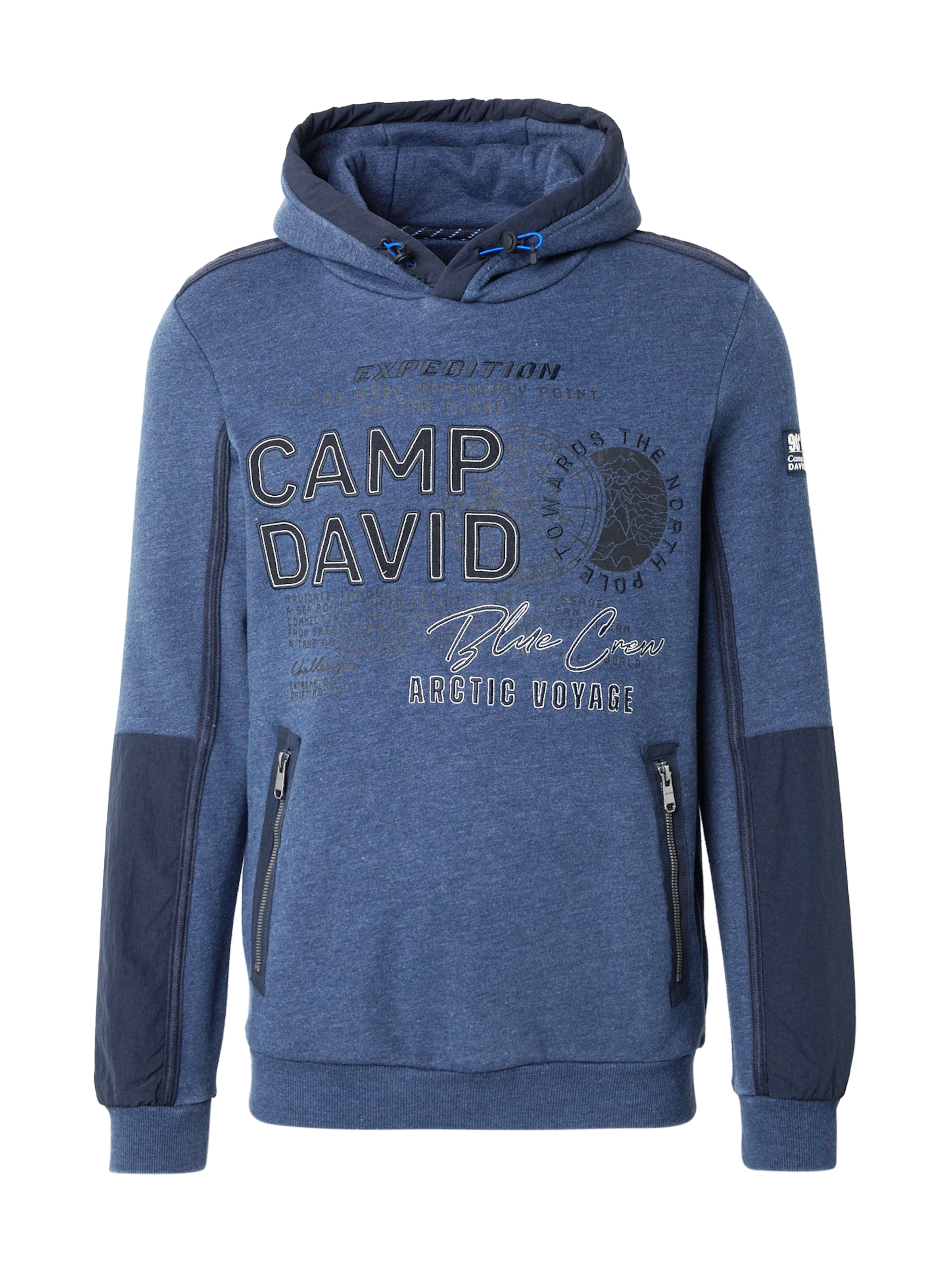CAMP DAVID Sweatshirt in Blue: front