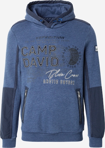 mėlyna CAMP DAVID Megztinis be užsegimo: priekis