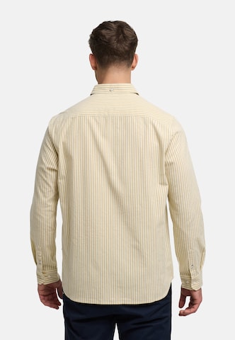 Kronstadt Regular fit Button Up Shirt 'Tanner' in Beige
