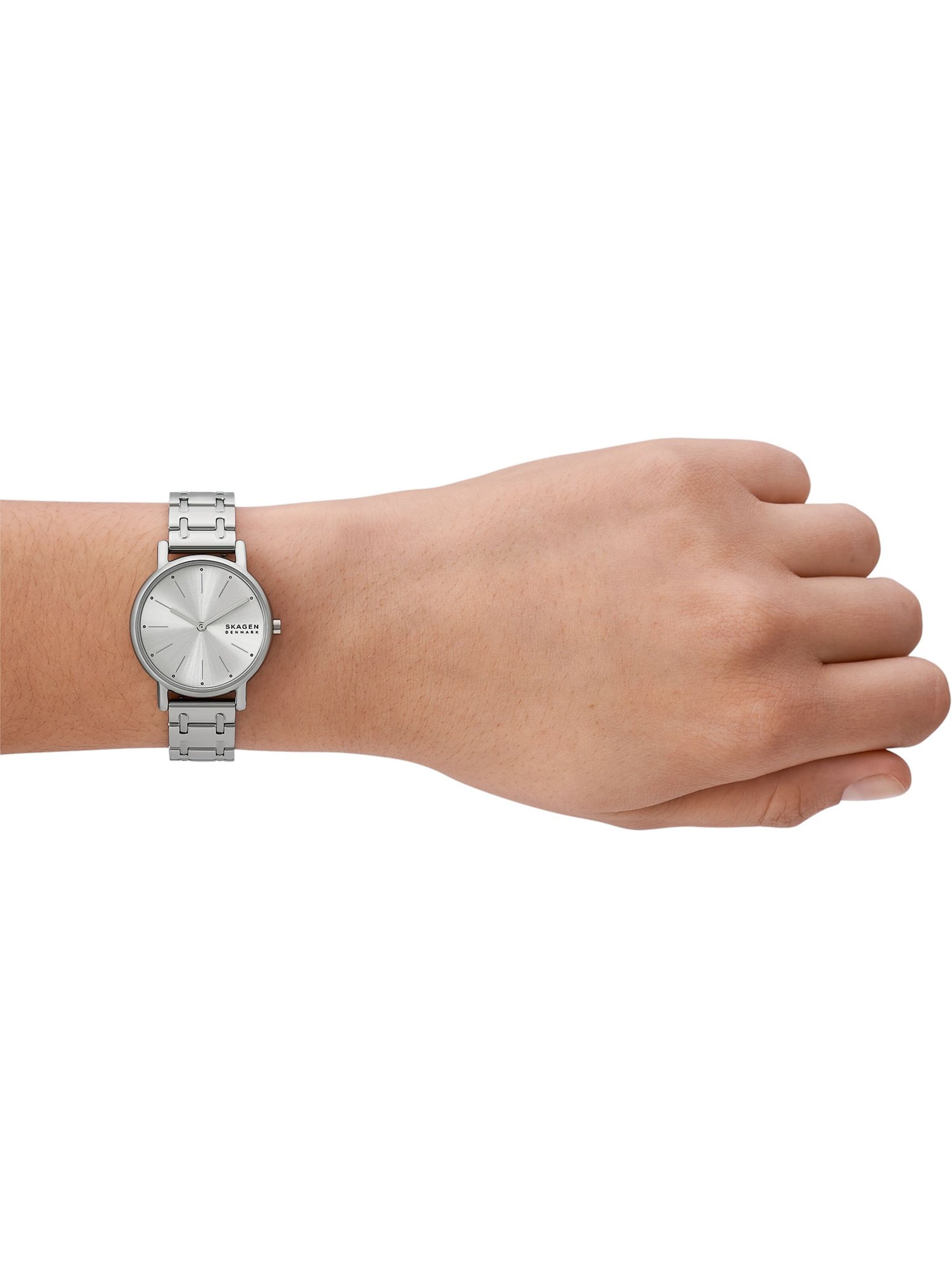 SKAGEN Analoguhr in Silber: Vorderseite