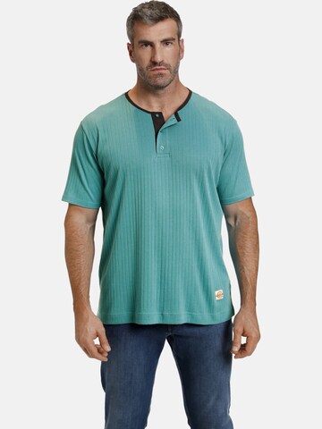 Charles Colby Shirt 'Earl Tigatron' in Green: front