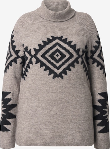 Ulla Popken Sweater in Grey: front