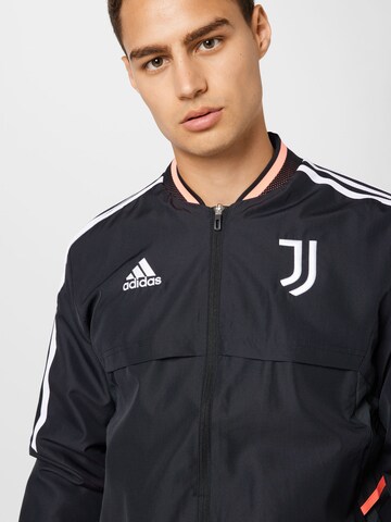 ADIDAS SPORTSWEAR - Chaqueta deportiva 'Juventus Turin Anthem' en negro