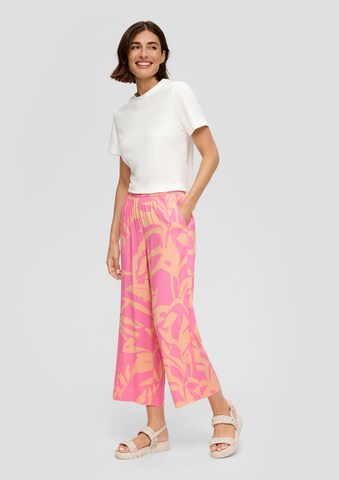 s.Oliver Wide Leg Hose in Pink