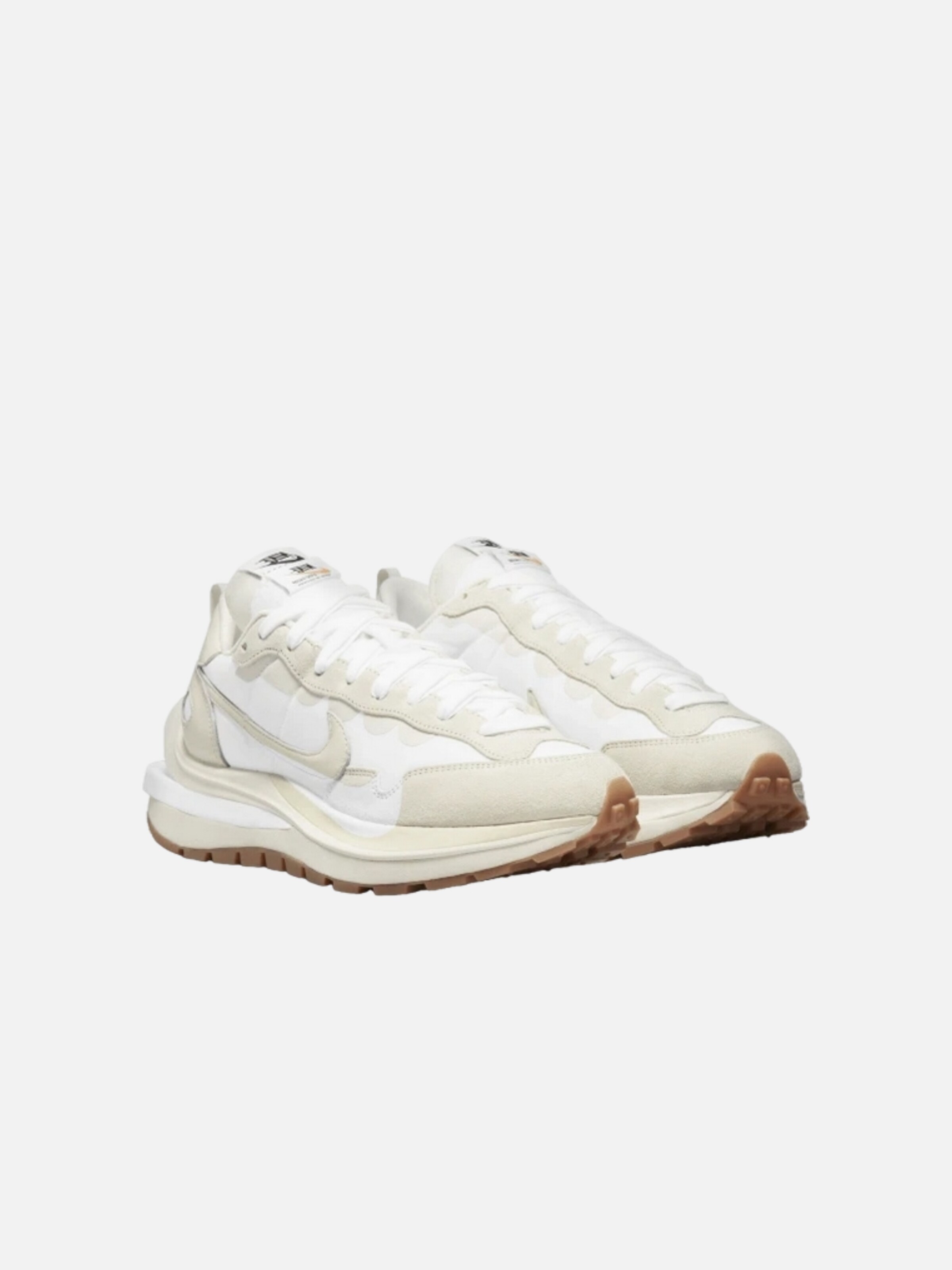 Baskets basses 'Vaporwaffle Sacai Sail Gum' NIKE en blanc