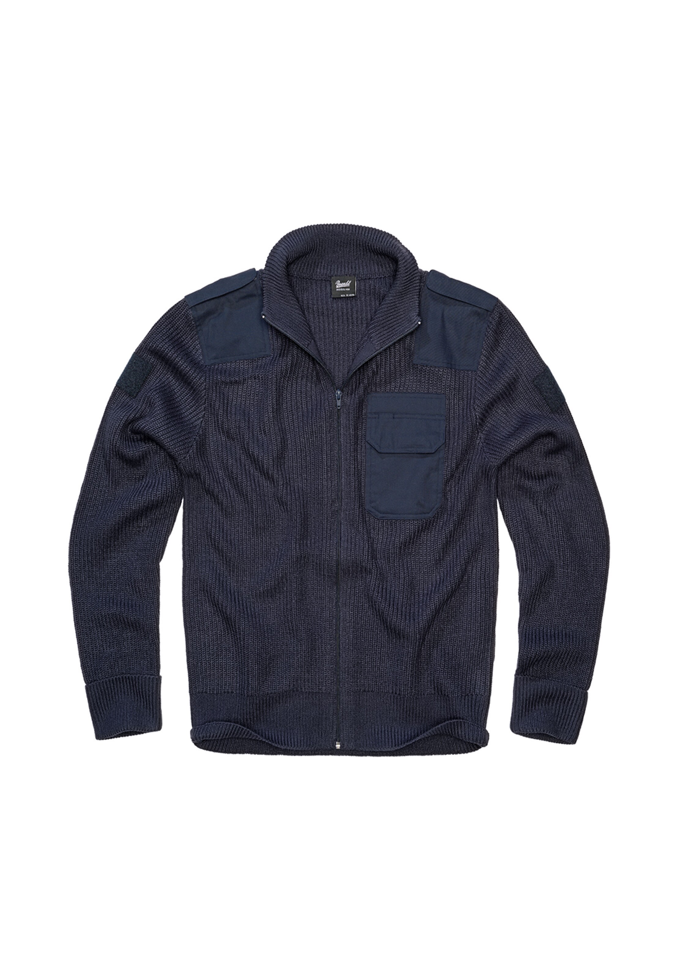 Brandit Strickjacke in Blau: Vorderseite