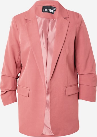 PIECES Blézer 'Bossela' - rózsaszín: elől