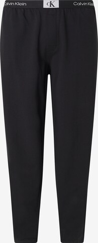 Pantalon de pyjama Calvin Klein Underwear Plus en noir : devant